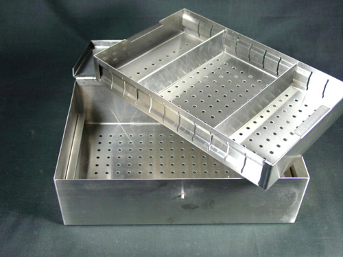 Mini-Driver Style Stainless Steel Sterilization Case