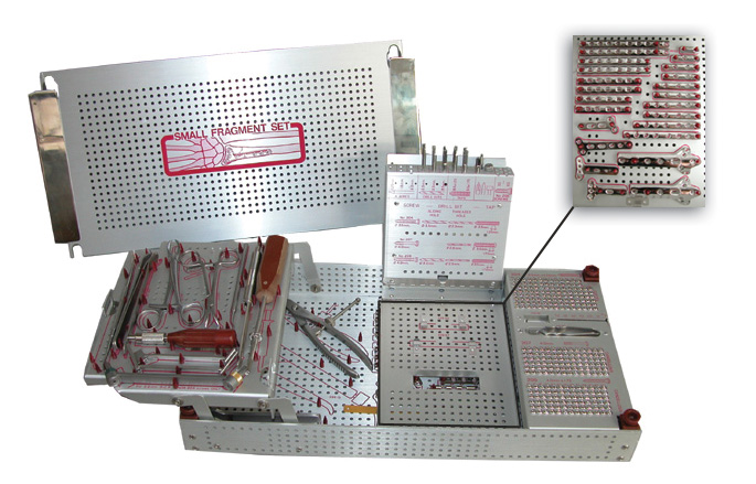 Small Fragment Set Graphic Case - Swiss Style (not Synthes)