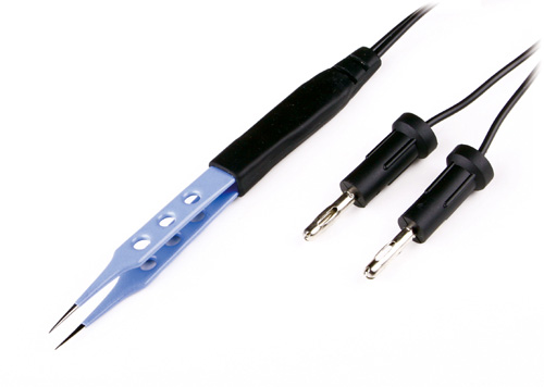 Olsen Medical 82000 4.5" Jewelers Bipolar Forceps - Straight - Limited Reuse