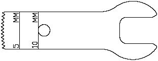 3M Hall/Linvatec K156 Sagittal Saw Blade with Stop