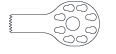3M Hall/Linvatec K121 Mini-Driver Sagittal Saw Blade