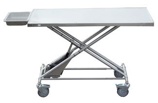 TECHNIDYNE ELECTRIC TRANSPORT TABLE WITH DENTAL TRAY